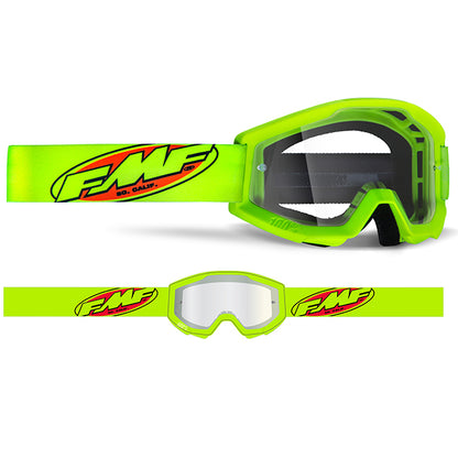 FMF POWERCORE Goggle Core Yellow - Clear Lens