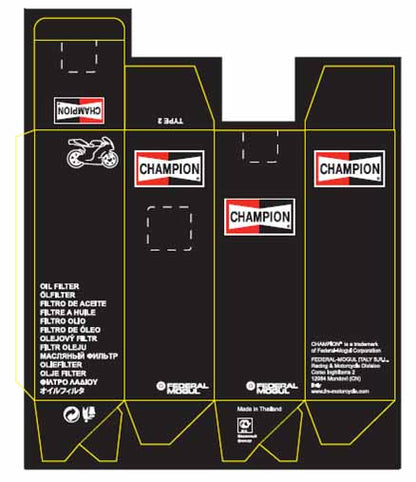 Champion Oil Filter new packaging 2011