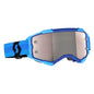 Fury Goggle Blue/Black Silver Chrome Works Lens