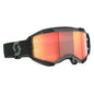 Fury Black with Orange Chrome lens