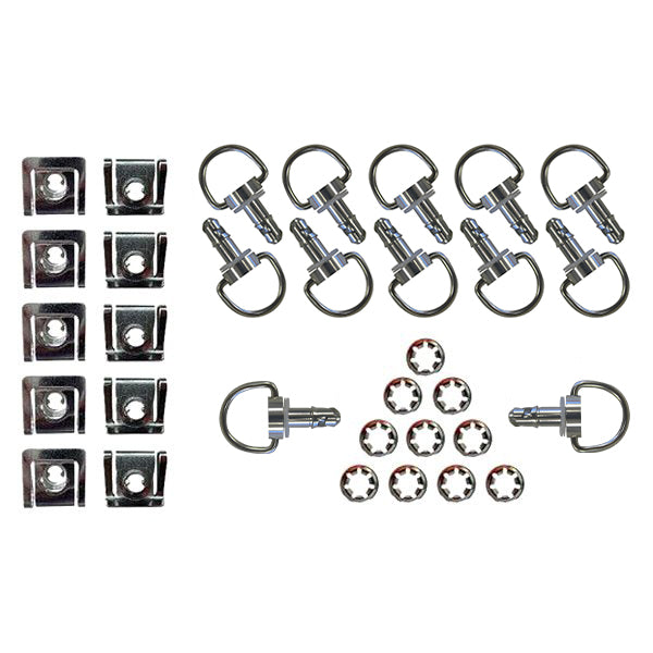 KEITI QUICK RELEASE FASTENERS [SILVER]