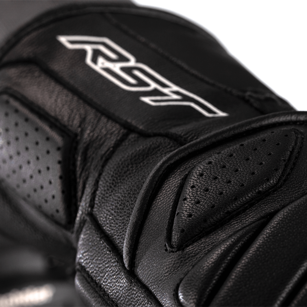 RST TURBINE LEATHER GLOVE [BLACK]