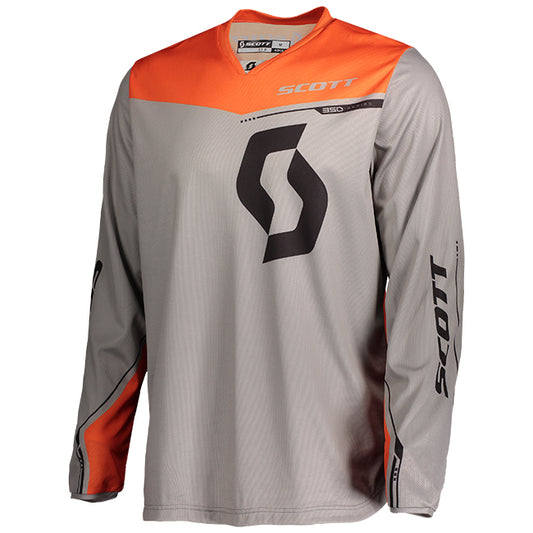 Scott 350 Dirt Youth Jersey Grey_Orange - S273397-1294