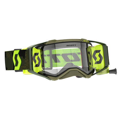 Prospect Super WFS Goggle Kaki Green/Neon Yellow Clear Works Lens